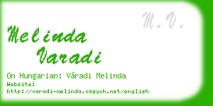 melinda varadi business card