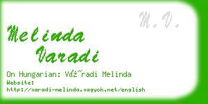 melinda varadi business card